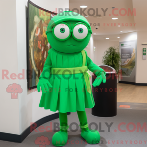 Green Cyclops mascot...