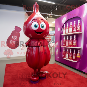 Magenta Bottle Of Ketchup...