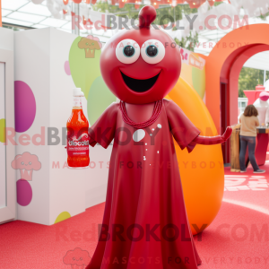 Magenta garrafa de ketchup...