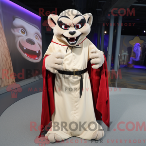 Beige Vampire mascot...