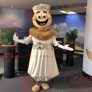 Tan Burgers mascottekostuum...