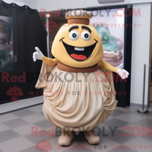 Tan Burgers mascottekostuum...