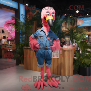 Pink Flamingo maskot...