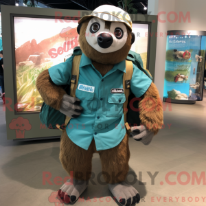 Teal Sloth máscara de...
