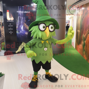Olive Witch S Hat mascot...