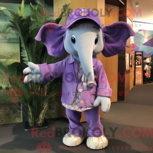 Purple Elephant mascot...