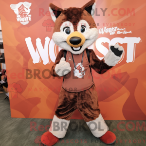 Rust Say Wolf mascot...
