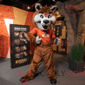 Rust Say Wolf mascot...