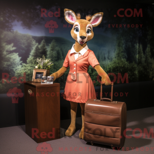 Roe Deer mascot costume...