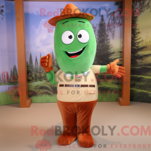 Rust Green Bean mascot...