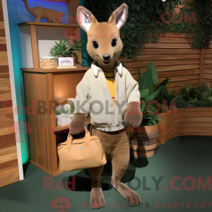 Kenguru maskot drakt...