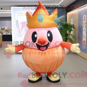 Peach King Maskottchen...