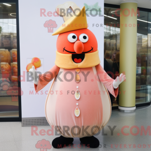 Peach King-maskotdraktfigur...