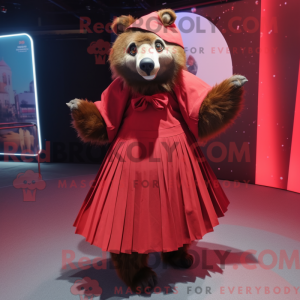 Red Sloth Bear mascot...