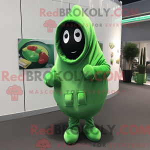 Green Green Bean mascot...