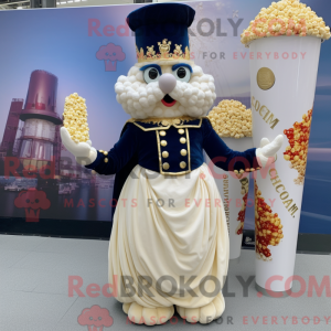 Navy Pop Corn maskot...