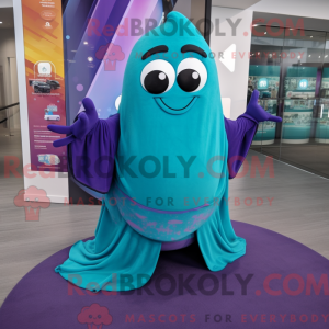 Turquoise Eggplant mascot...