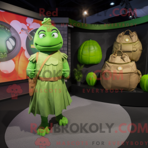 Lime Green Grenade mascot...