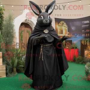 Black Wild Rabbit mascot...