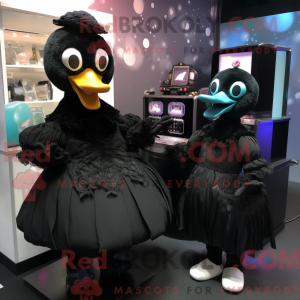 Black Gosling mascot...