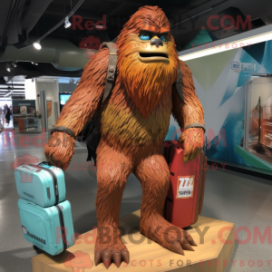 Rust Sasquatch mascot...