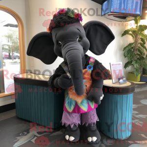 Black Elephant mascot...