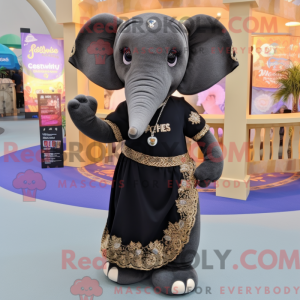 Black Elephant mascot...