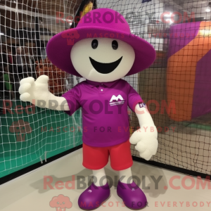 Magenta Volleyball Net...