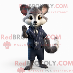 Navy Civet maskotdraktfigur...