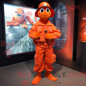 Costume de mascotte Orange...