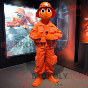 Personaggio mascotte Orange...