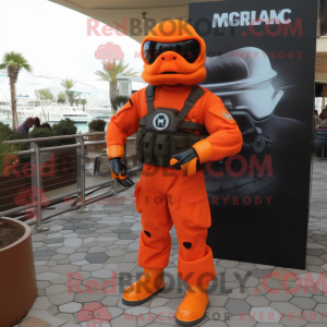 Personaggio mascotte Orange...