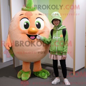 Peach Kiwi mascot costume...