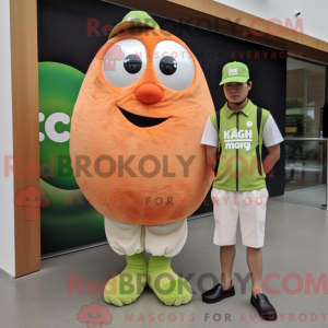 Peach Kiwi-maskotdraktfigur...