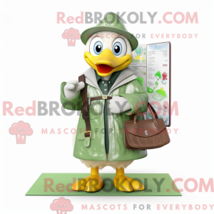 Olive Swans maskot kostume...