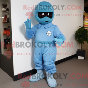 Postava maskota Sky Blue...