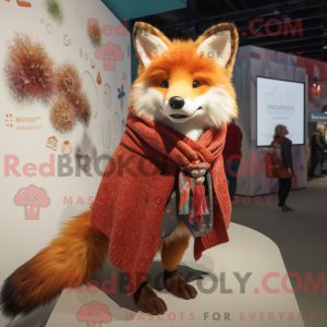 Red Fox-maskotdraktfigur...