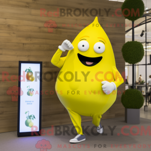Gul pære maskot drakt...