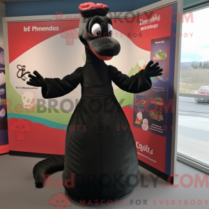 Zwart Loch Ness Monster...