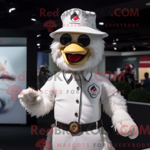 White Fried Chicken mascot...