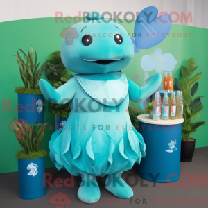 Postava maskota Cyan...