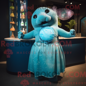Postava maskota Cyan...