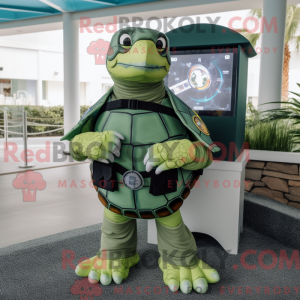 Forest Green Sea Turtle...