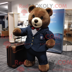 Navy Teddybär Maskottchen...