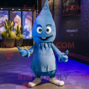Blue Onion mascot costume...