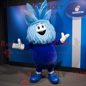 Blue Onion-mascottekostuum...