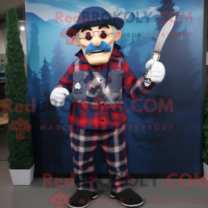 Navy Knife Thrower mascot...