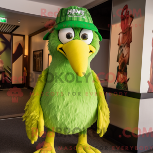 Postava maskota Lime Green...