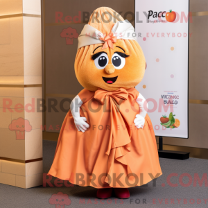 Peach Paella mascot costume...