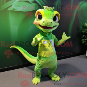 Lime Green Geckos mascotte...